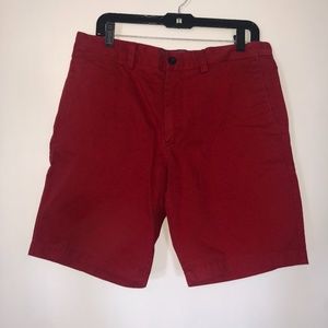 Banana Republic Aiden fit shorts, red